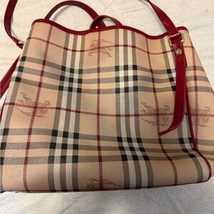 Burberry nova check shoulder bag